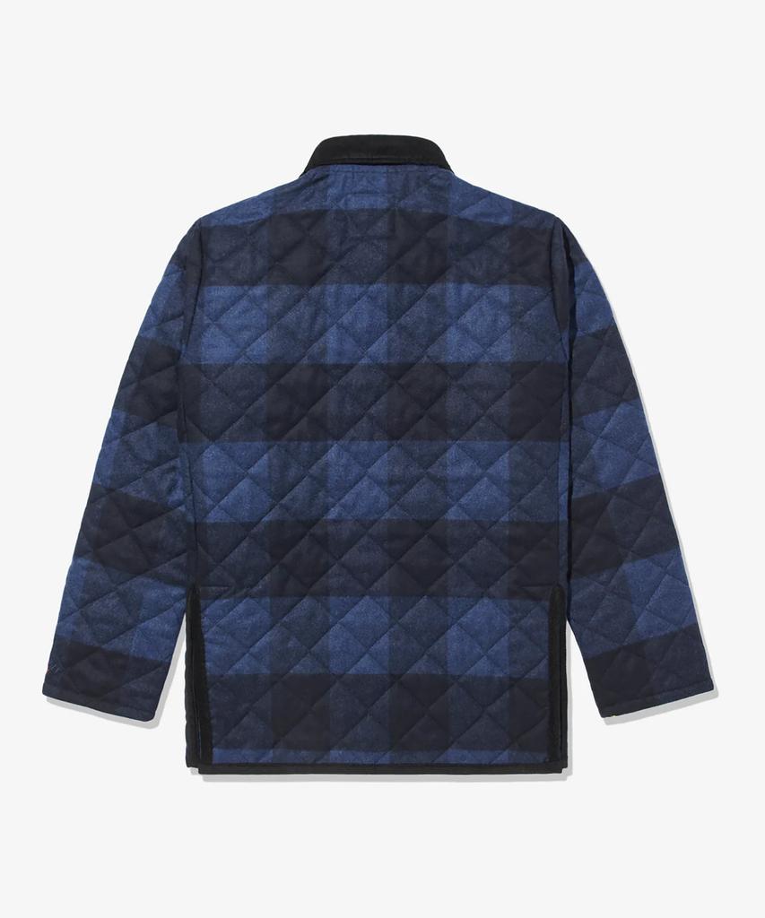 Noah (U) Noah X Lavenham Buffalo Check Rayden Jacket Blue/Black