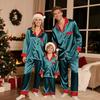 Семейный рождественский комплект пижам, 2 предмета, одежда для сна, наряд, костюмы на рождественскую тематику, удобная домашняя одежда для взрослых и детей