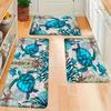 1PC Coastal Marioe Life Kitchen Rug Non-Slip Door Mat Pop design Bathroom Rug Bath Mat Carpet for Home Sink Laundry Decor