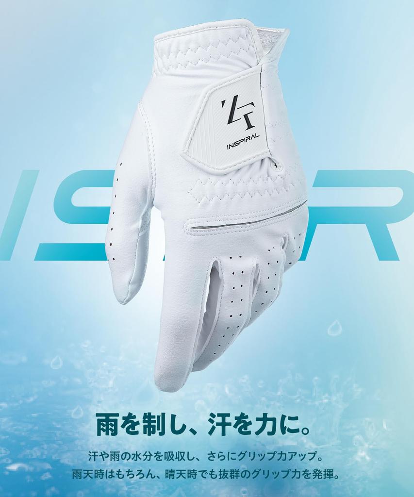 Gloves Golf Gloves for Men and Women Golf Wear ZEROFITInspiral - Gloves, Non-Slip Grip, Two-Handed