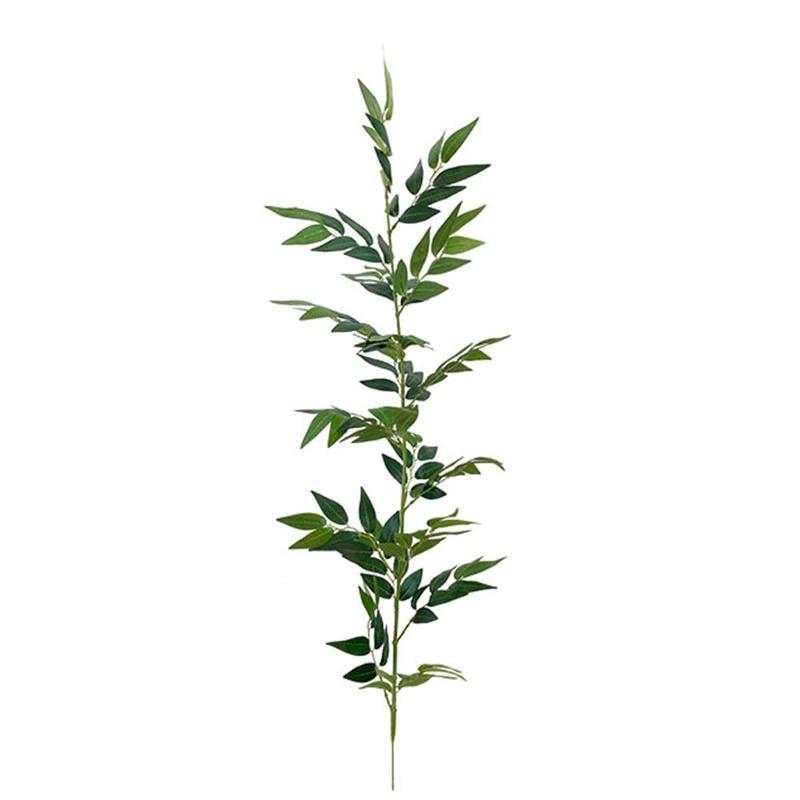 2 шт. искусственные листья бамбука стебли растений 100 см длинный стебель стебель эвкалипта шелковицы искусственная зелень искусственные растения для свадьбы украшение дома