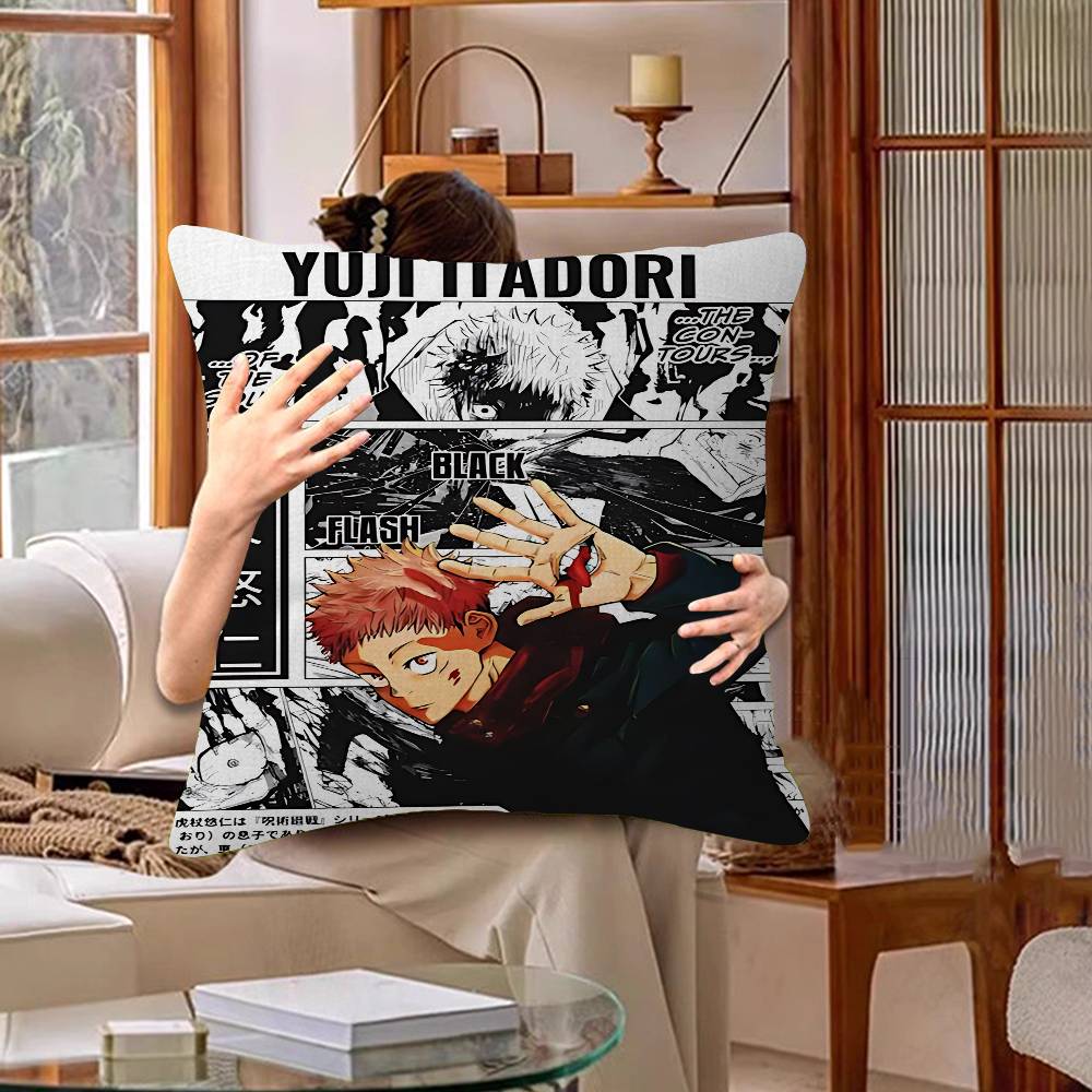 Чехол на подушку Jujutsu Kaisen Classic Movie Наволочка Обивка Диван Декоративная подушка для дома Чехол для подушки