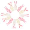 VORCOOL 15pcs Knuckle Rabbit Pendant Plush Baby Rabbit Doll Pp Cotton
