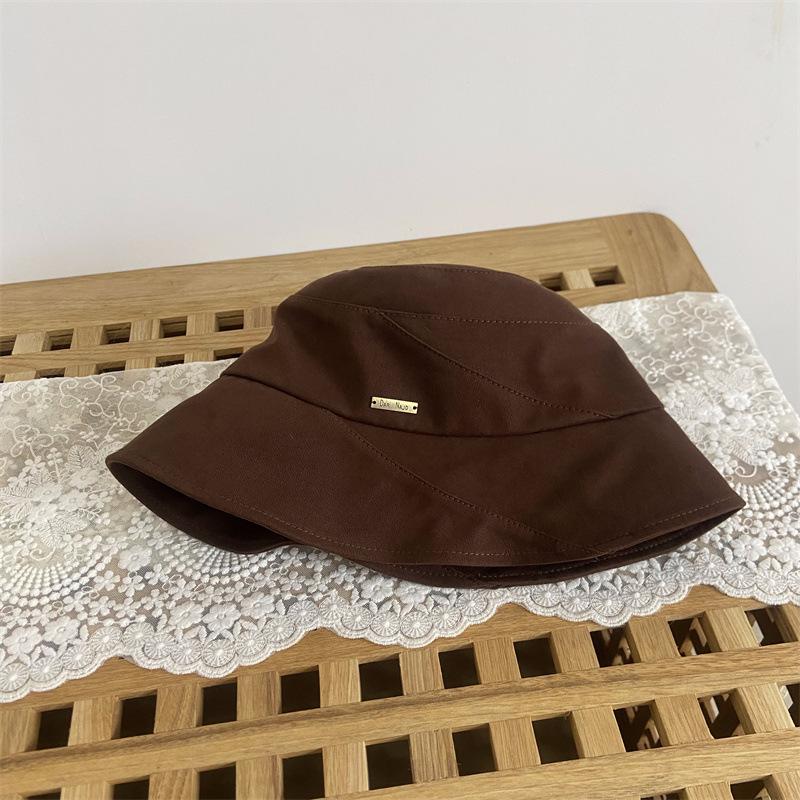 JYL TS DIY Однотонная панама Женская Осень Зима Японская маска для лица Шляпа Акриловая