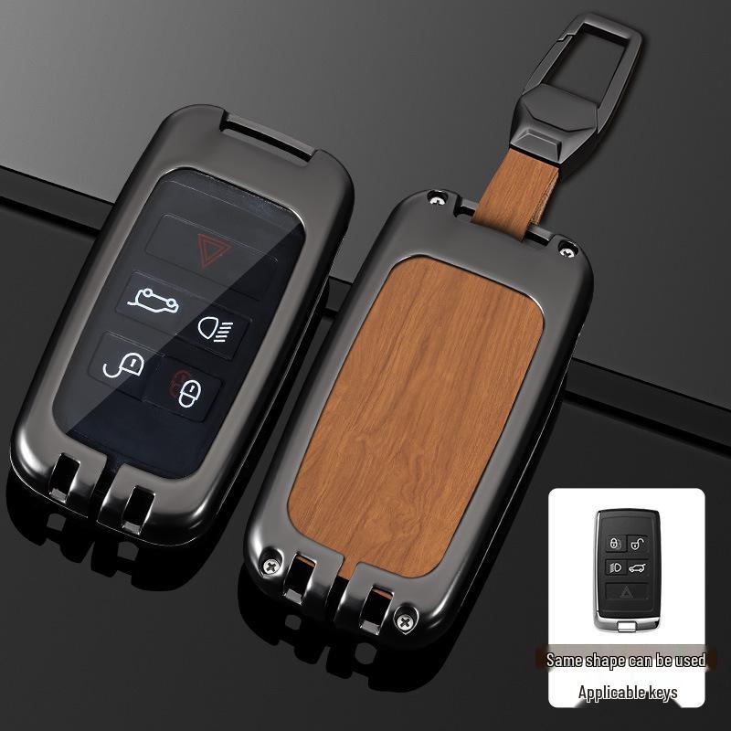 Чехол для ключа Land Rover для Range Rover, Defender, Velar, Evoque, Discovery 4, Freelander и Discovery 5 - Металлический чехол для ключа автомобиля.