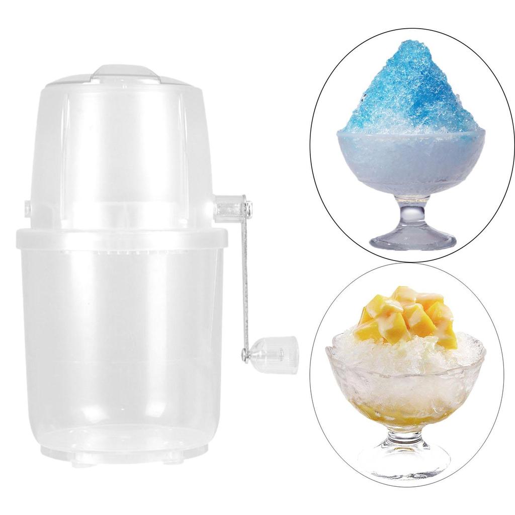 Портативная машина для приготовления сока, кухонная утварь, мелкая стружка, снежные конусы, ручная роторная дробилка льда, ручная машина для приготовления строганного льда для баров