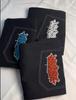 Европейские уличные джинсы JNCO с вышивкой, хип-хоп, свободные, широкие штанины