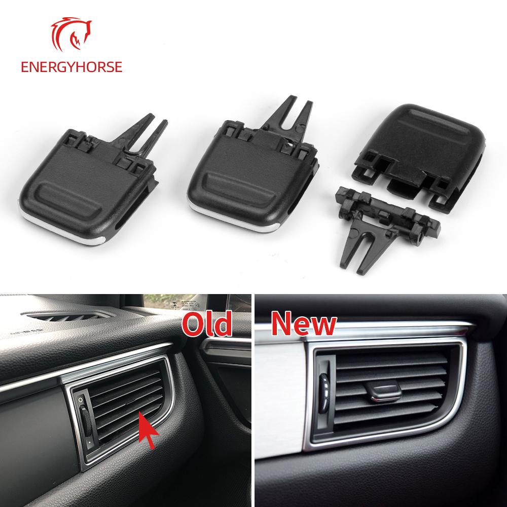 Автомобильный передний кондиционер AC вентиляционная решетка зажим слайдер ремонтный комплект для Porsche Macan