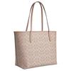 New COACH City Coated Canvas Tote Bag, Shopping Bag, Handbag Large Women's Taupe CV976-SVPWH