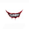 Self-Adhesive Evil Tooth Car Decal Motorcycle Helmet Sticker Bloody Lips Dark Personality
