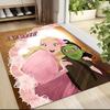 Custom Name Princess Pink Gown Carpet Rug Customizable Soft Washable Anti-Slip Home Living Room Sofa Mats Personalized Rug. 0909337
