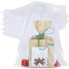 10/50/100pcs Large Organza Bags 8 X 12 Inch Mesh Gift Drawstring Pouches Goodie Bags for Christmas Shower Party Favors Samples