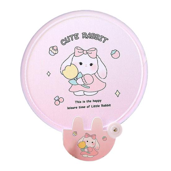 Красивый круглый подарок Colorfast Милый летний складной веер Дорожные принадлежности Ручной веер