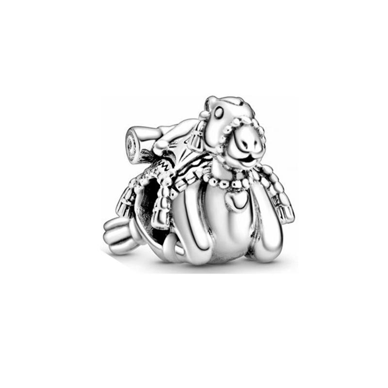 Animal Series Charms Fox Owl Sea Turtle Rabbit Raccoon Highland Cow Beads Fit Bracelets Beads DIY Jewelry Gift