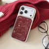 НОВЫЙ ГОД Красный Конь Мечты Корейский Чехол для Телефона для iPhone 17 16e 16 15 14 13 12 11 Air Pro Max X XR 8 7 Plus Роскошная Прозрачная Задняя Крышка
