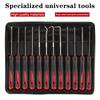Car Removal Tools Screwdriver Set Oil Seal Fuel Seal Hook Precision Pick Set Puller Craft Tools O-Ring Garage Tools 12pcs