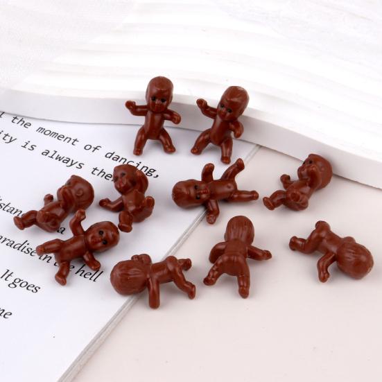 10 Pcs Baby Ornaments Baby Figurine Reusable Smooth Baby Shower Gift Mini Plastic Mini PVC Babies Party Decoration Ornaments
