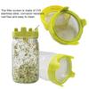 Screen Nursery Mason Jar Planters Sprouting Lid Seed Germination Filter Garden Supplies Sprouter
