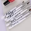 8pcs/set Nail Art Acrylic French Stripes Design Brush Dotting Picking Pen Manicure Tool