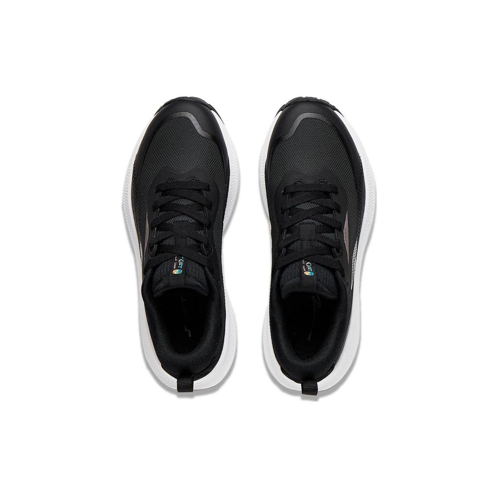 Li Ning Мягкая амортизация Go Скользкая износостойкая дышащая низкая повседневная обувь Женская Черная AGLT180-1