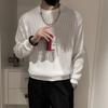 Осенняя толстовка мужская модная модная круглая горловина топ новый мужской повседневный свитер модная футболка с длинными рукавами