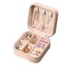 Portable Jewelry Box Jewelry Organizer Display Travel Jewelry Case Boxes Leather Storage