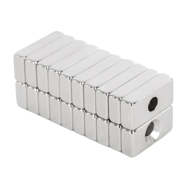 10/50Pcs Strong Magnets Round Discs Ring Hole N50 Rare Earth Neodymium Magnet