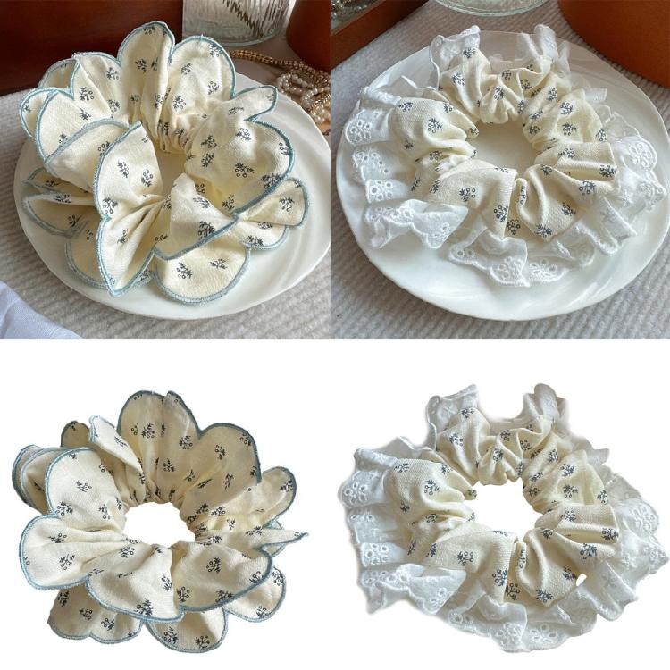 Scrunchies Floral Hair Tie Princess at Large Hair Tie Cute Hair Holder