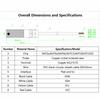 Temperature Humidity Sensor Output SHT20 SHT30 SHT40 SHTC3 Probe Cable Metal Head Digital Capacitance Sensors 1M Length I2C