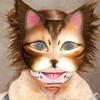 29Pcs/Set DIY Cat Face Guard Kit with Faux Fur Felt Cloth Paintable Animal Half Face Shield Halloween Carnival Role Play Masquerade Party Prop