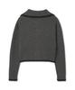 GROVE Grvr Sports_Knit Zip-Up_Charcoal