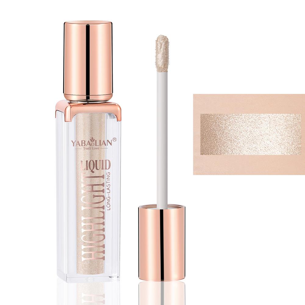 Жидкие перламутровые тени-хайлайтер, Жидкий хайлайтер для сияния, Осветляющий макияж для лопаток