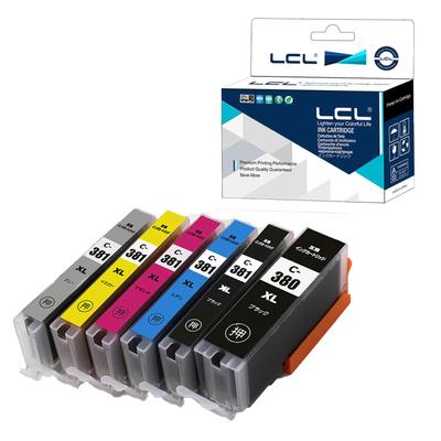 Совместимые чернильные картриджи LCL для Canon Совместимые с принтерами PIXUS и TS8430 BCI-380, BCI-380XL, BCI-380XLPGBK, BCI-381, BCI-381XL, BCI-381XLBK,