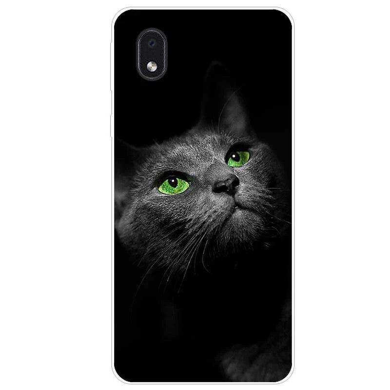 Чехол для Samsung Galaxy M01 A01, чехол для Samsung Galaxy M01 Core, мягкий чехол M 01 A01 Core, модный защитный черный силиконовый чехол