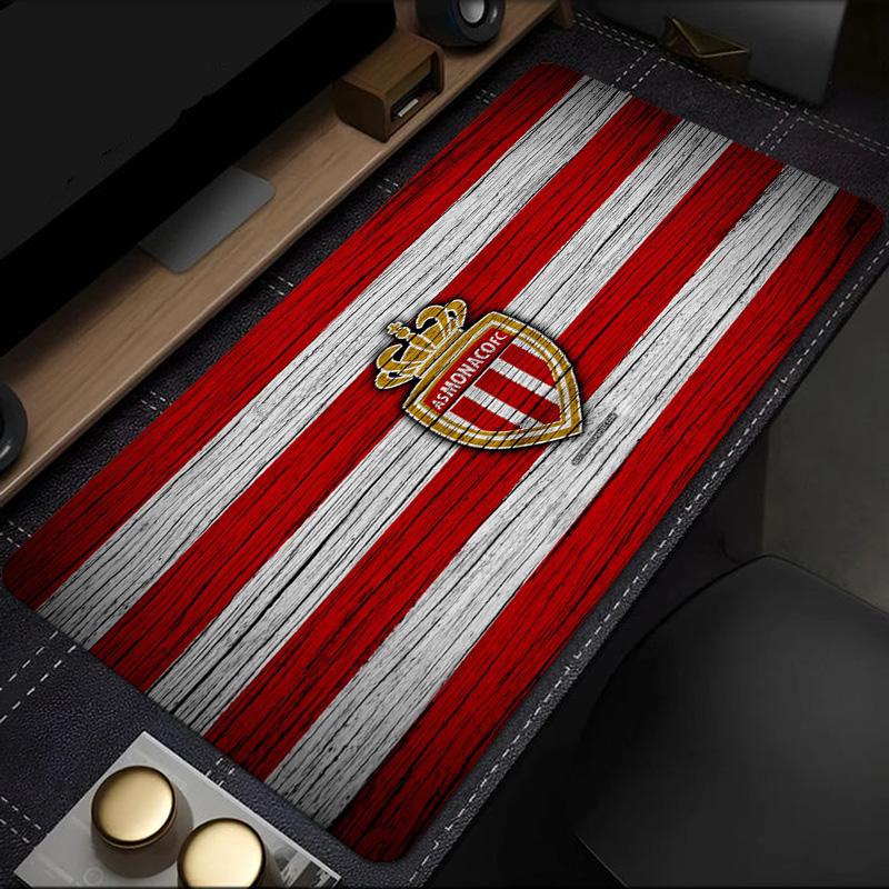As Monaco Crest Mouse Pad, Rubber Base, Mouse Pad for Gamers and Office Use, Gaming Desk , Easy To Clean Mat Christmas fan gifts
