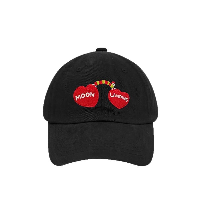 Sweet Cool Babes Retro Washed Denim Love Embroidered Cap Female Couple Street Tide Baseball Cap