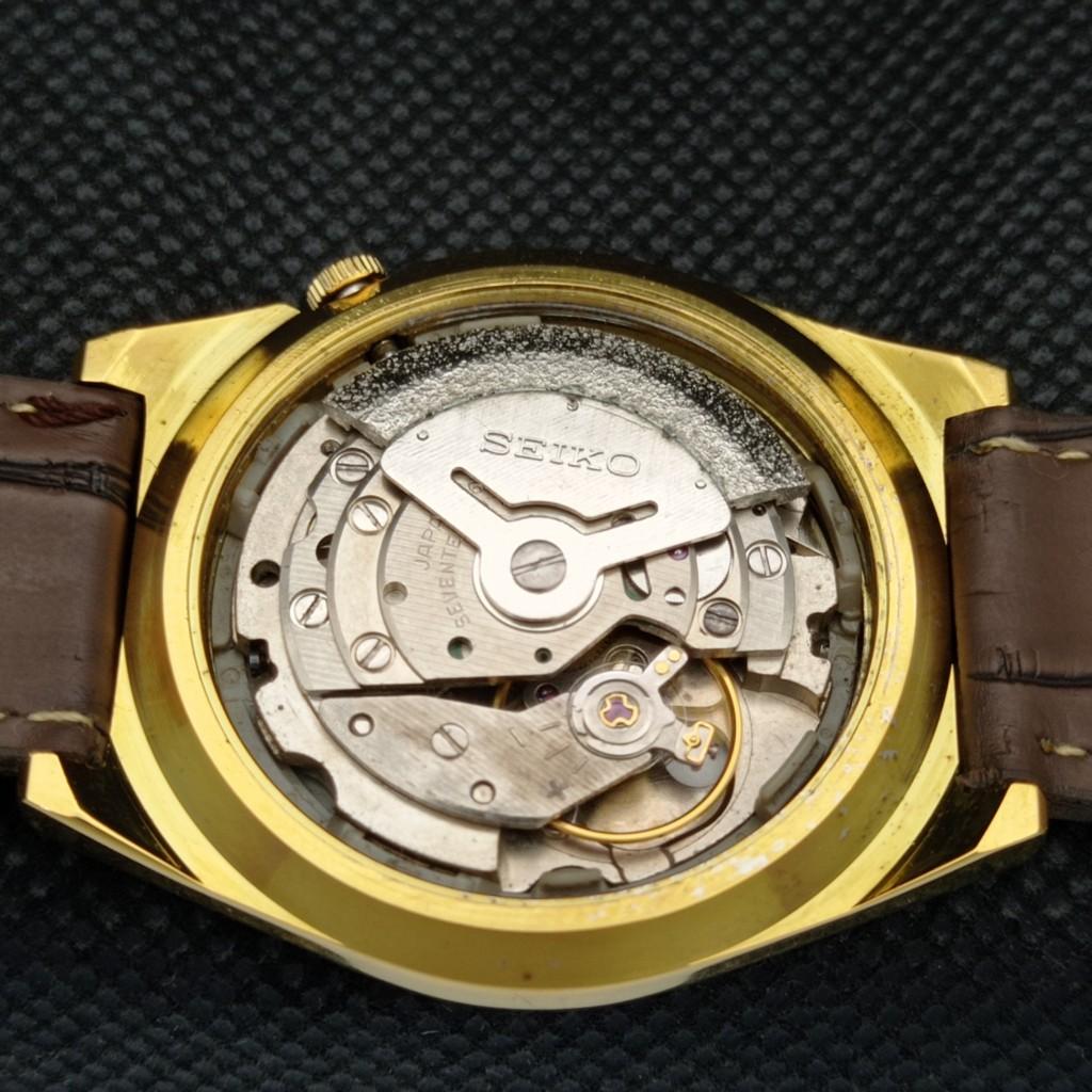 ВОССТАНОВЛЕННЫЕ ВИНТАЖНЫЕ SEIKO 5 AUTO 6309A ЯПОНИЯ МУЖСКИЕ D/D СЕРЕБРЯНЫЕ ЧАСЫ a309508-13