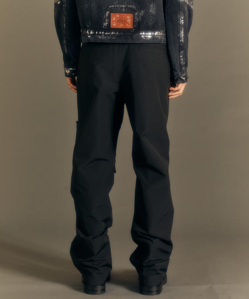 ADSB ANDERSSON BELL Raw Edge Multi-Pocket Pants Apa681M(Black)