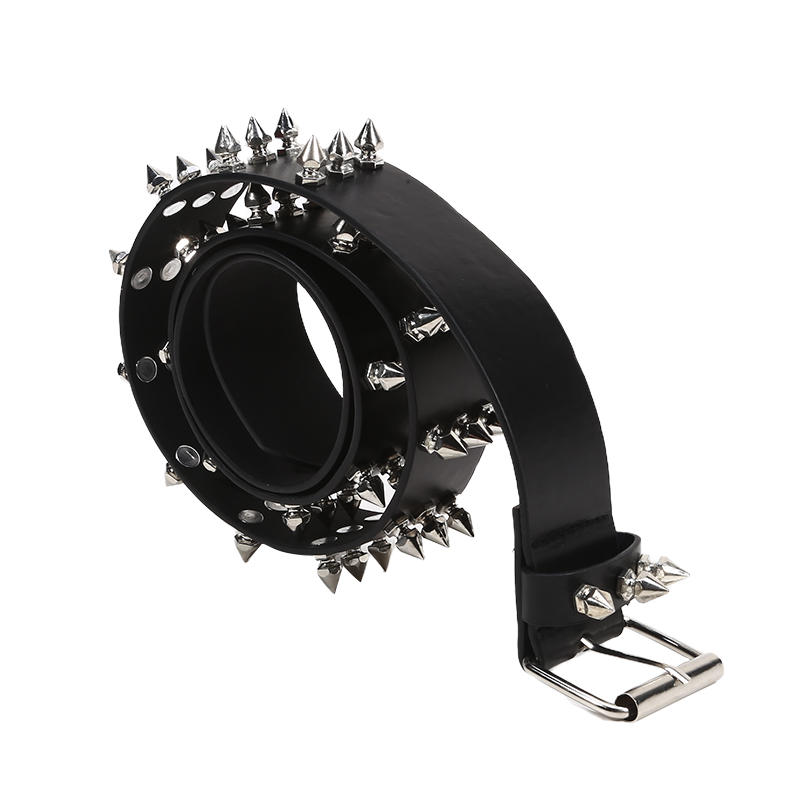 1 шт. Ремень с шипами Металлический панк-рок ремень с заклепками для женщин/мужчин Панк-ремень Готический ремень Аксессуары для джинсов брюк