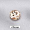 High-Grade Crystal Rhinestone Buttons for Men's & Women's Shirts and Cardigans - Black & White Decorative Small Buttons