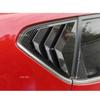 For Nissan Tiida 2011 2012 2013 2014 2015 Car Rear Side Window Blinds Trim Cover Louver Stickers Frame ABS Carbon Fiber