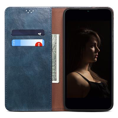 Для Realme Note 60x 4G/C63 4G/C61 4G Чехол Магнитная застежка Книжка Кожаный чехол для телефона Вощеная текстура Crazy Horse