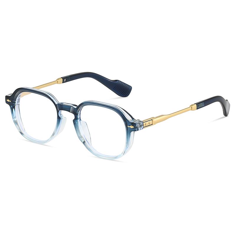 Brand High Quality New Polygon Meter Square Nail Sunglasses Anti-Blue Light Fashion Women Hip Hop Glasses Retro Sunglasses Men