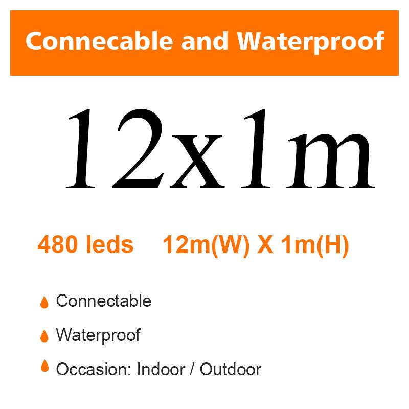 Светодиодные гирлянды-феи для улицы, водонепроницаемые, водопад, уличная гирлянда, шторные огни для патио, рождественское украшение для свадебной вечеринки