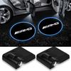 AABIG1 1/2Pcs LED Welcome Light Car Door Projector Lamps Car Accessories Stickers For Mercedes Benz AMG W204 W213 W205 W211 W212 W176