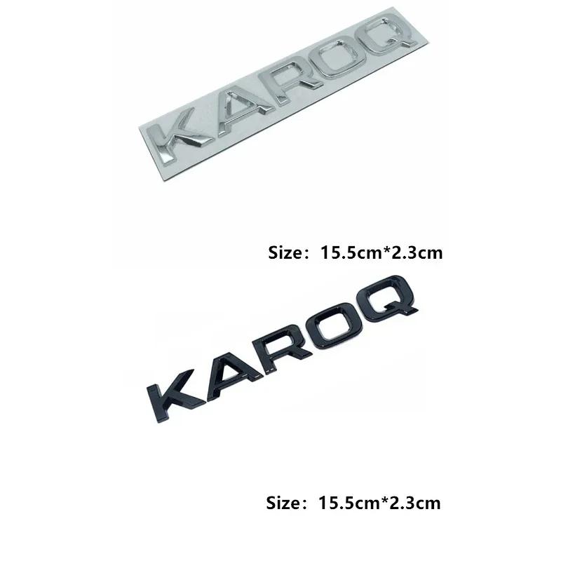 JBIW9 Car Rear Trunk Emblem Stickers Side Badge Accessories for Skoda 4x4 Logo Octavia A7 Tour RS Rapid Kodiaq Superb Kamiq Yeti Karoq
