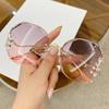 2024 Women's Diamond-Studded UV Protection Sunglasses - Fashionable, Slimming, Small/Big Face Fit