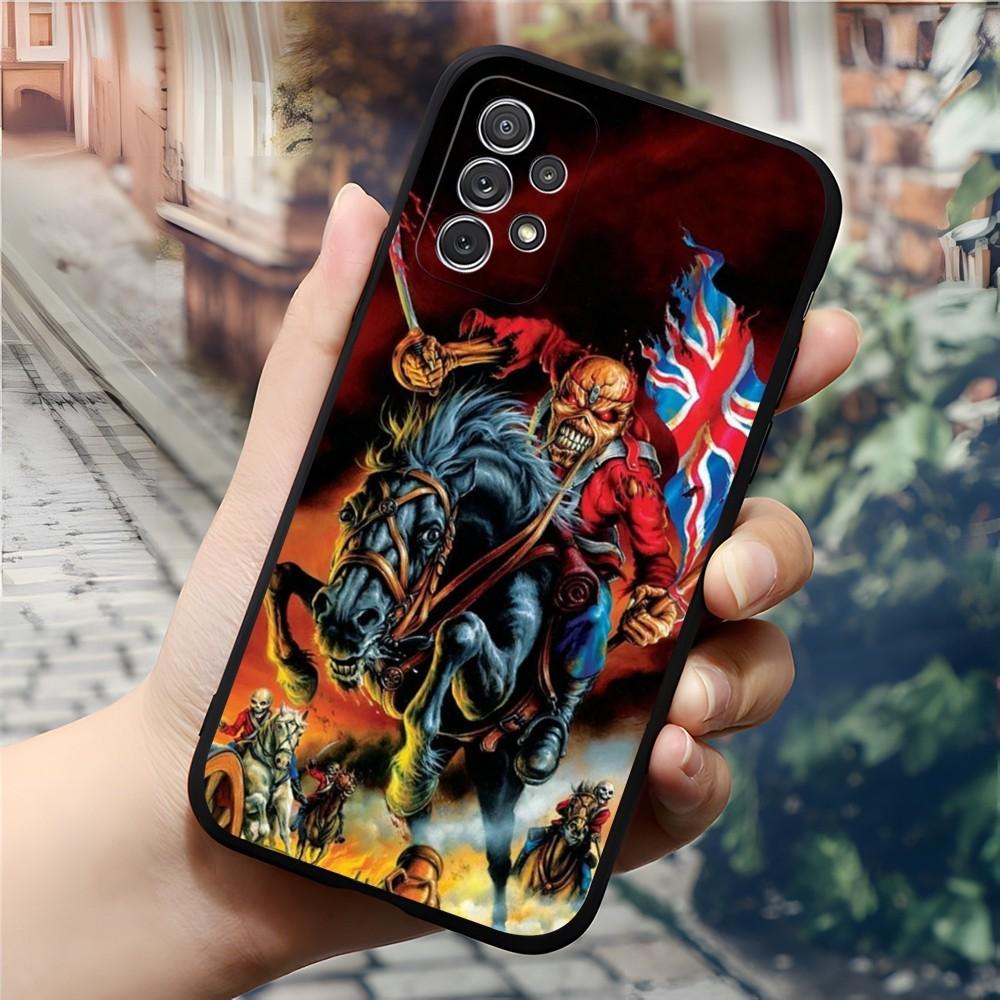 S-Skele-ton Rock-Band Phone Case for Samsung Galaxy S24 S23 S22 S20 S21 Ultra Fe Plus M54 A34 A54 A24 A52 A53 Coque