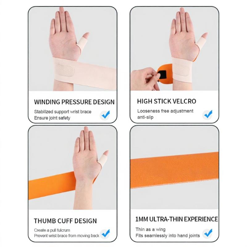 Breathable Wrist Brace with Thumb Support for Arthritis Reduces Finger Pain For a Busy Daily Schedule