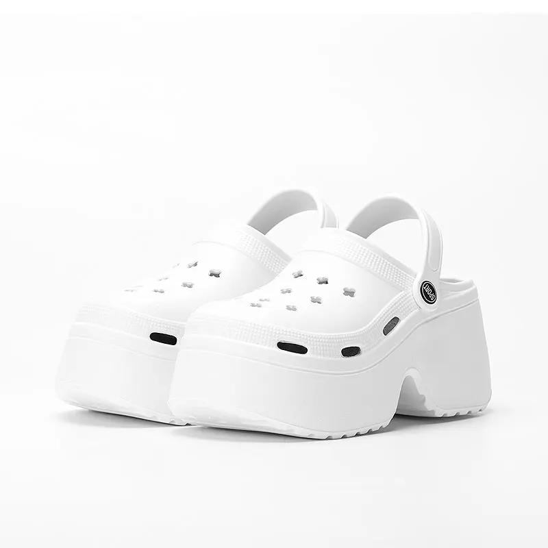 Модные туфли на толстой подошве, женские тапочки, летняя домашняя обувь для дам, пара, тапочки Eva, сандалии, тапочки для дам